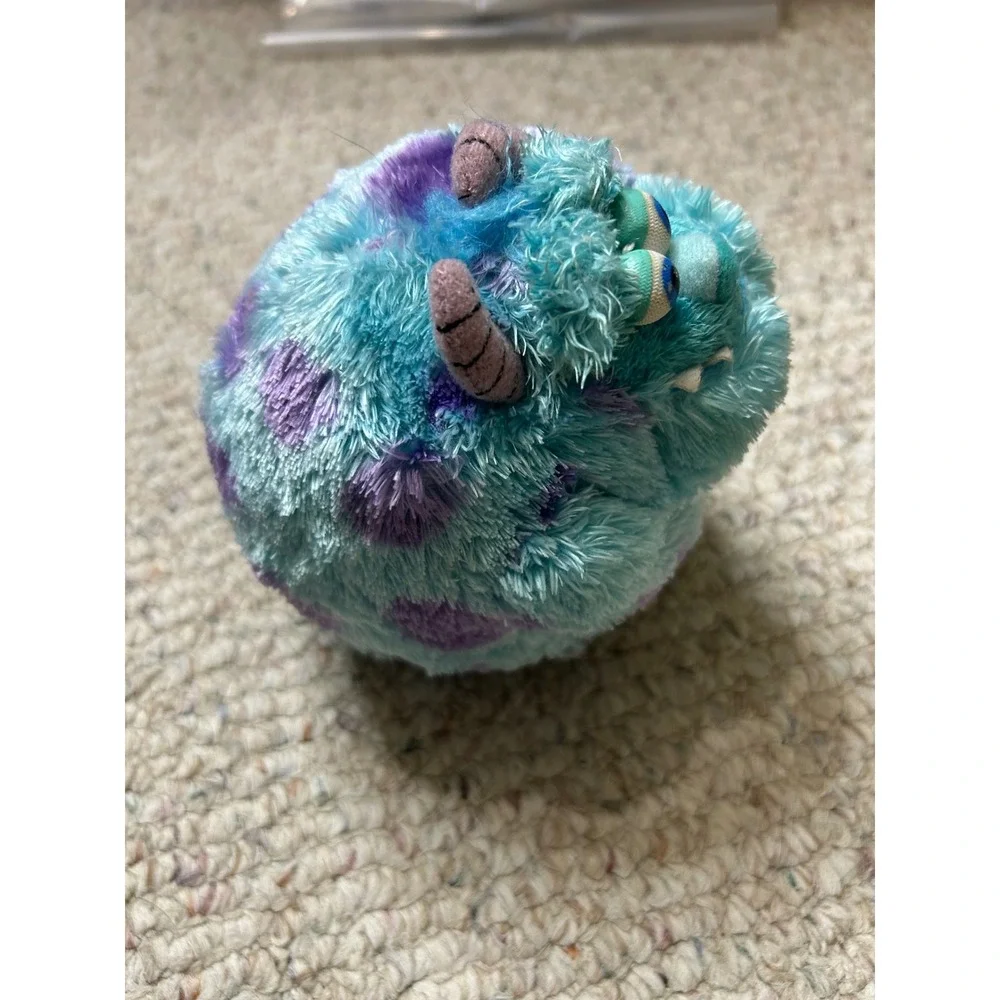 Ty‎ Beanie Ballz Sulley Monsters Inc Disney Pixar Blue Purple Plush 4 Inch 2013